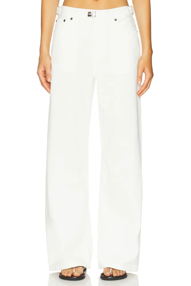 Buckle Wide Leg Jeans