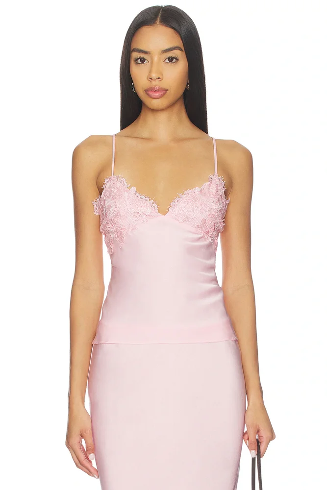 Elisan Lace Satin Camisole