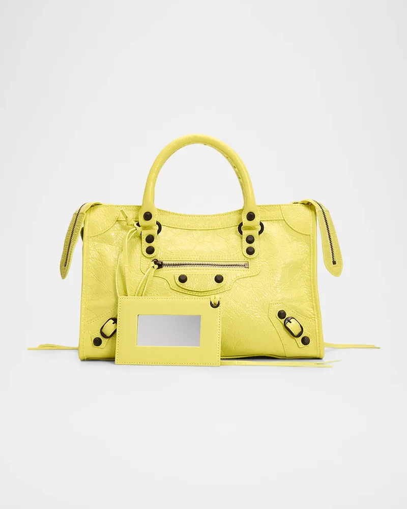Le City Small Leather Top-Handle Bag