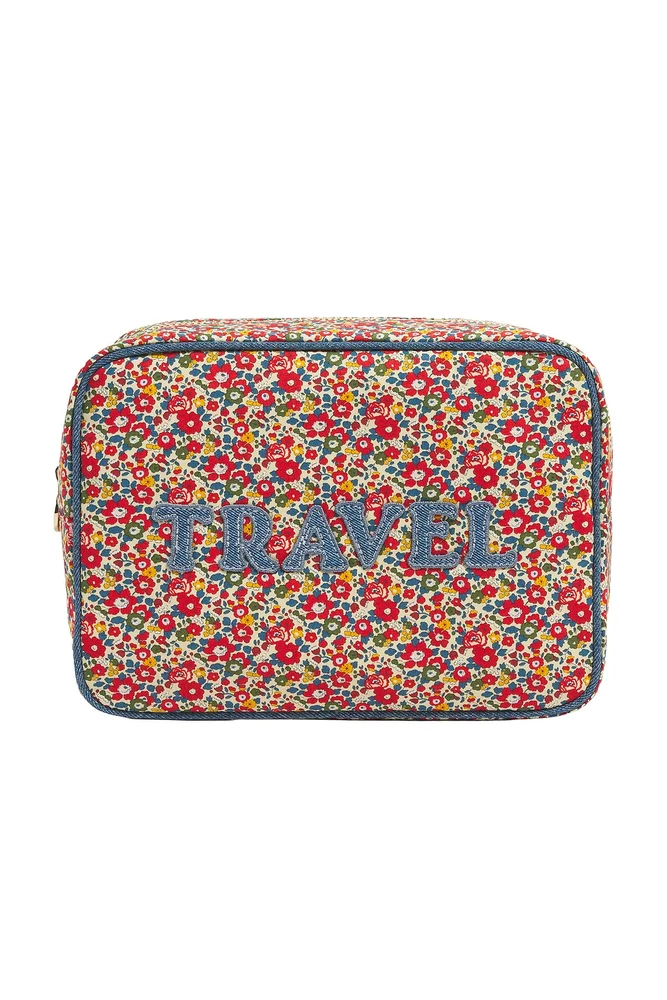 Hand Embroidered Travel Large Pouch