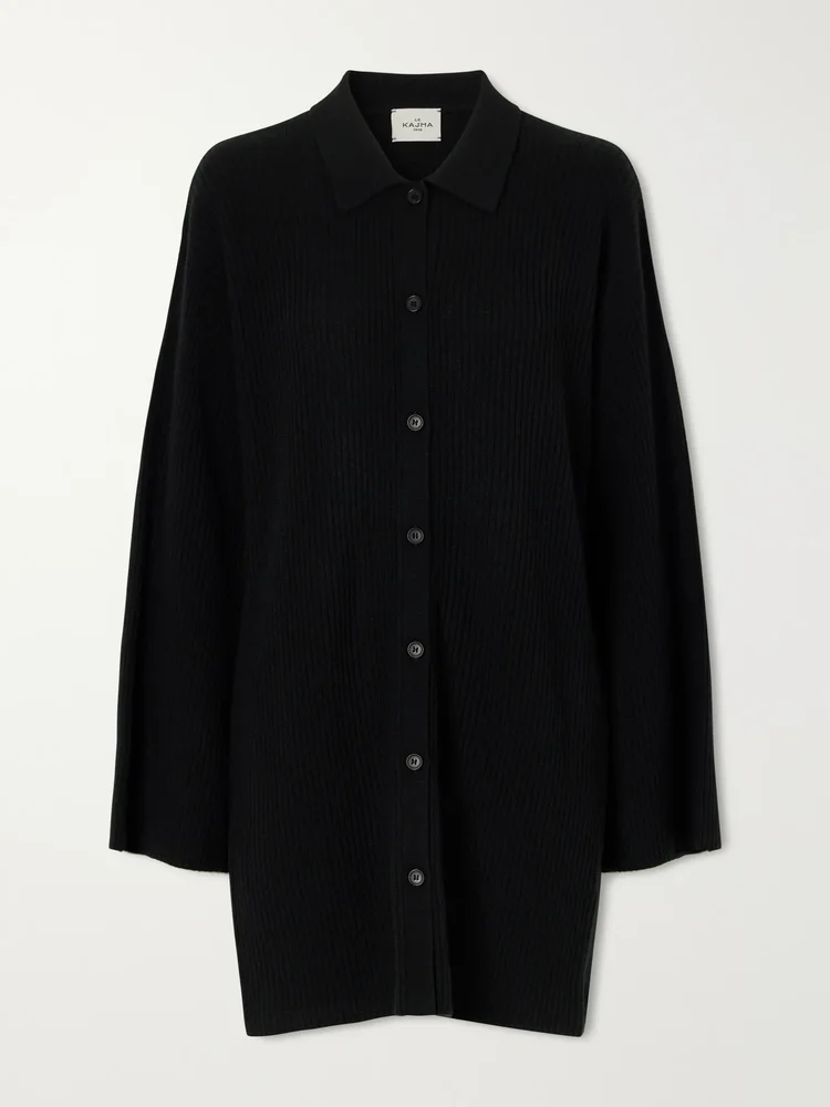 Godda ribbed cashmere mini dress