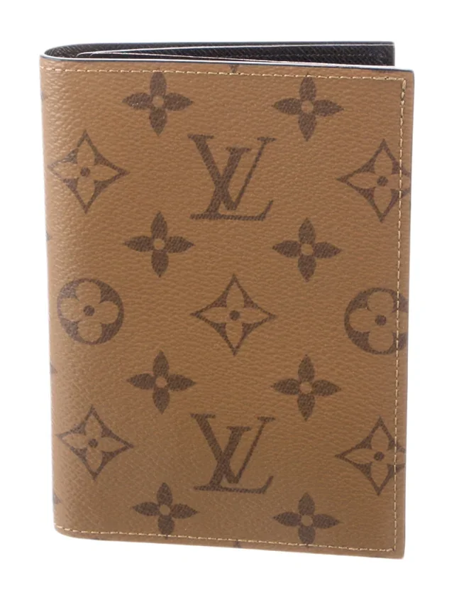 Reverse Monogram Passport Cover