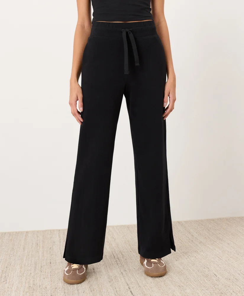 Womens Cloudknit Wide Leg Pant