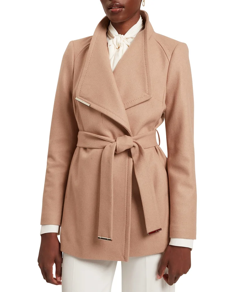 Rosess Wool Blend Wrap Coat