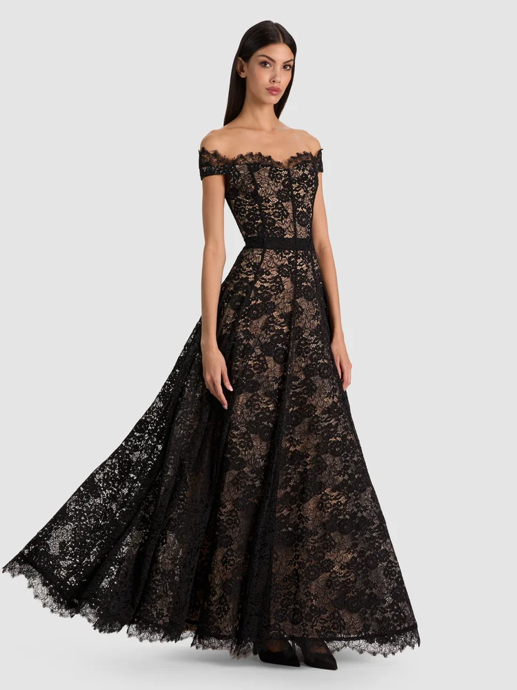 Viviana Lace Gown