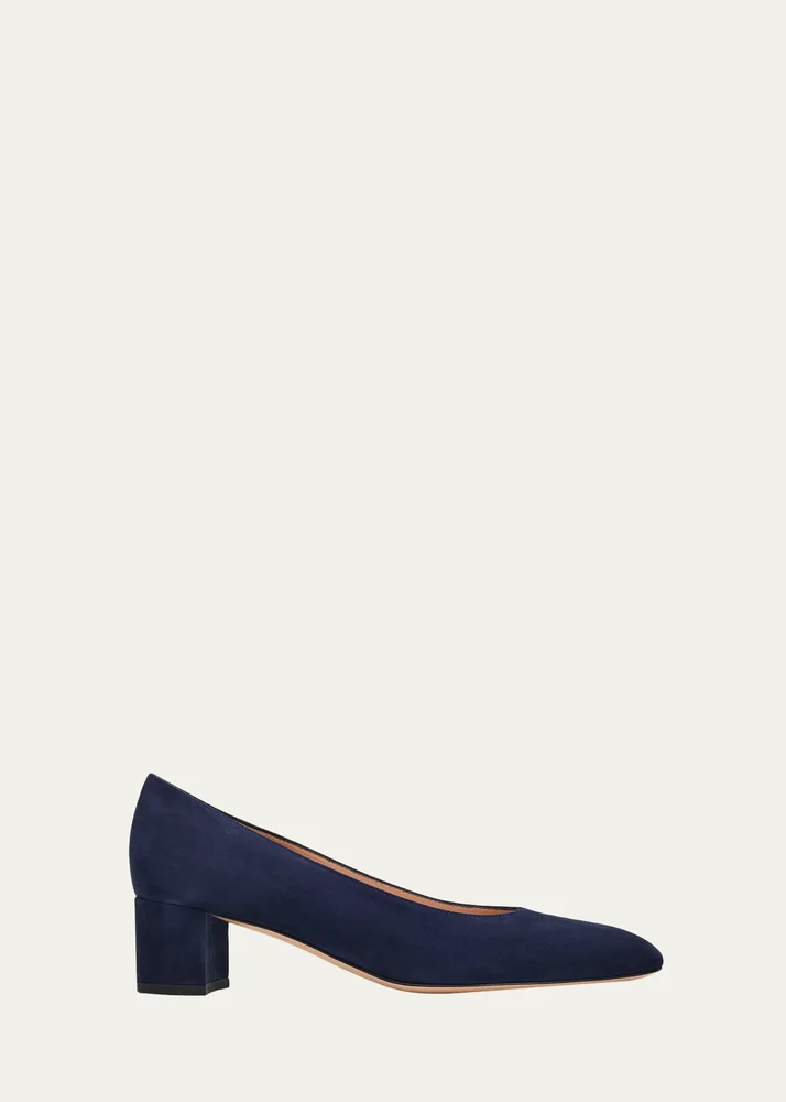 45mm Piper Suede Pointed-Toe Pumps