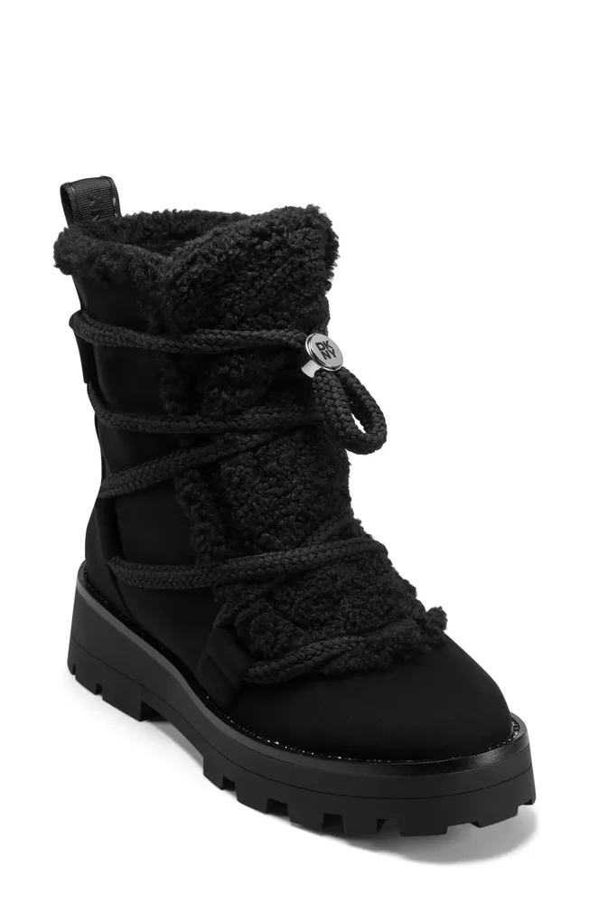 Signe Faux Shearling Lug Sole Bootie