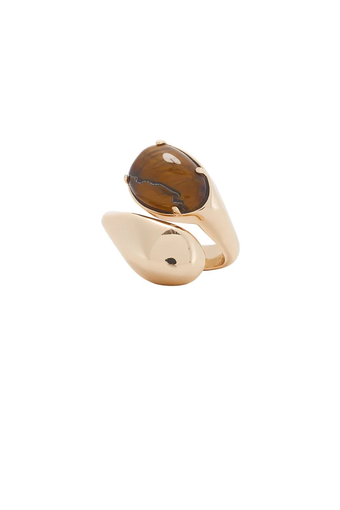 Oval Stone Dome Ring