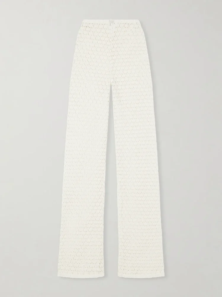 Playa crocheted cotton coverup