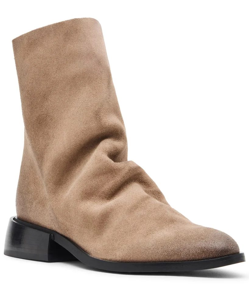 Nexie Slouch Block Heel Booties