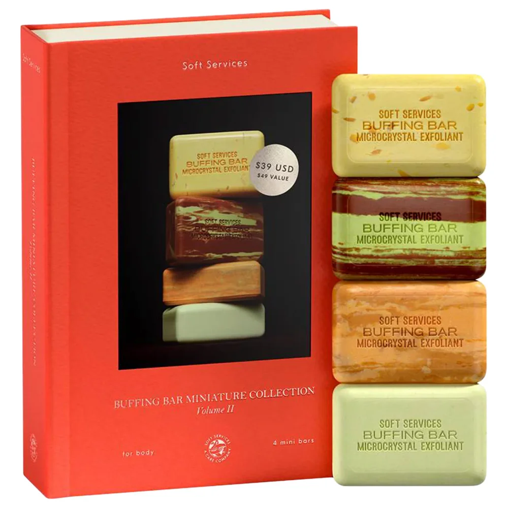 Buffing Bar Miniature Collection Volume II, 4 Mini Bars, Body Gift Set