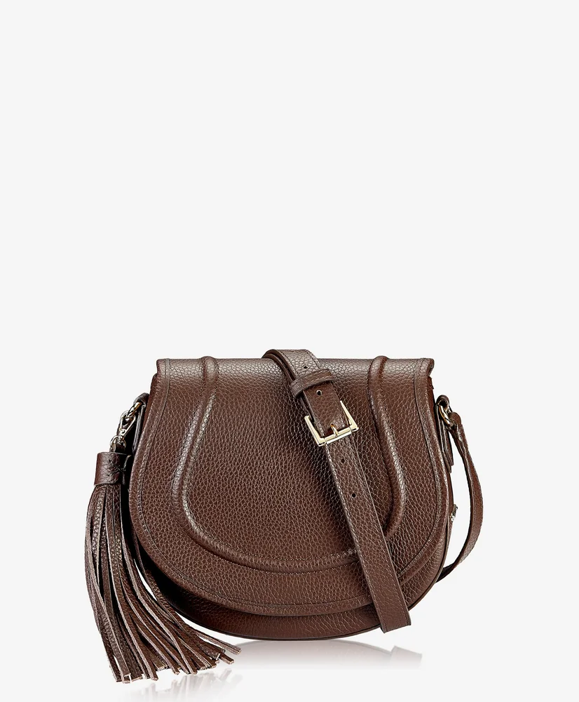 Jenni Saddle Bag Pebble Grain Leather