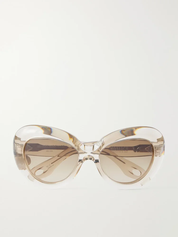 Monarch butterfly-frame acetate sunglasses