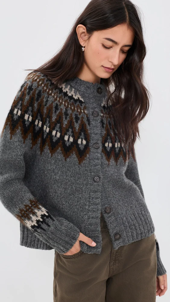 Thatcher Crew Neck Cardigan