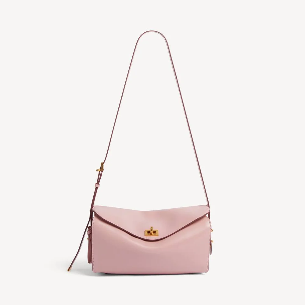 Balenciaga Le 7 Shoulder Bag Medium in Rose Quartz