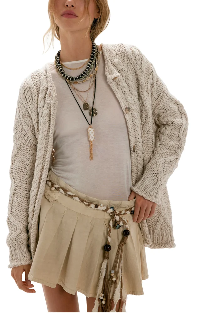 Opal Cable Knit Cardigan