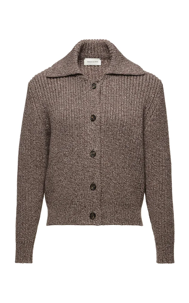 Ribbed Wool Cardigan