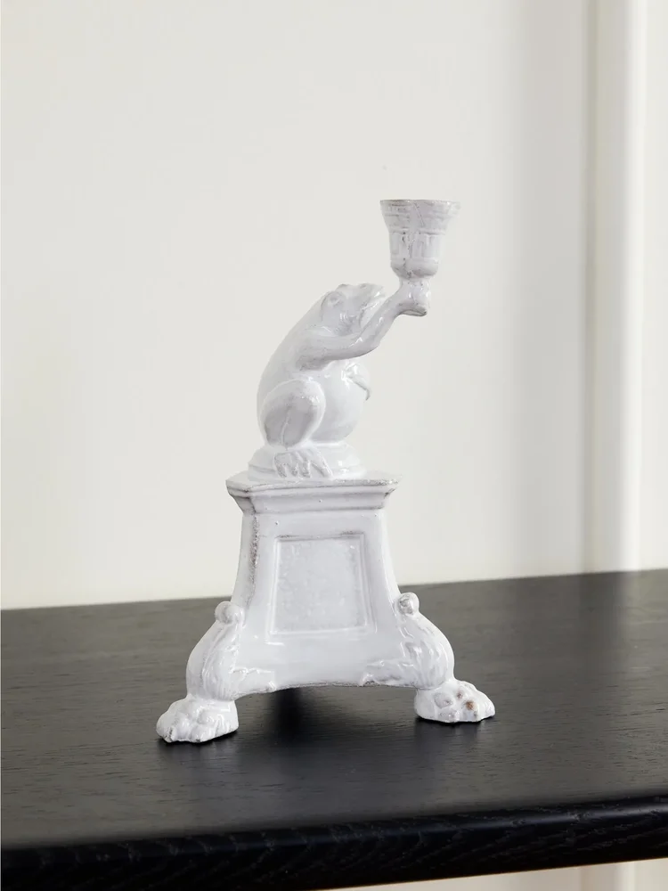 Grenouille Monument porcelain incense holder