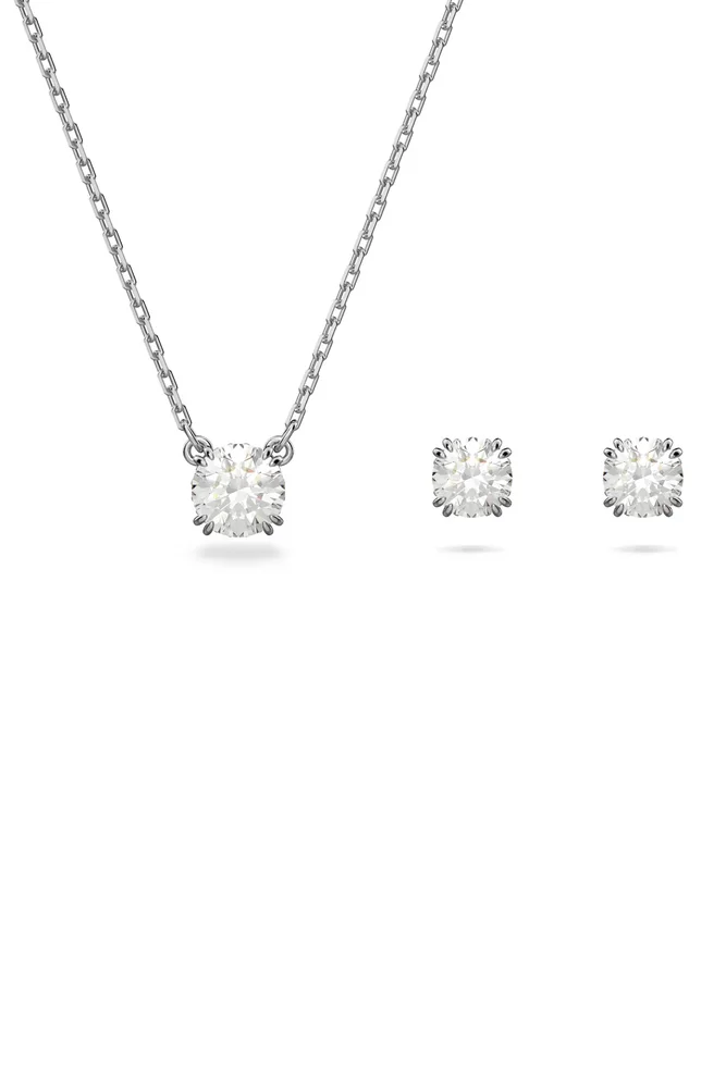 Stilla Stud Earrings & Necklace Set