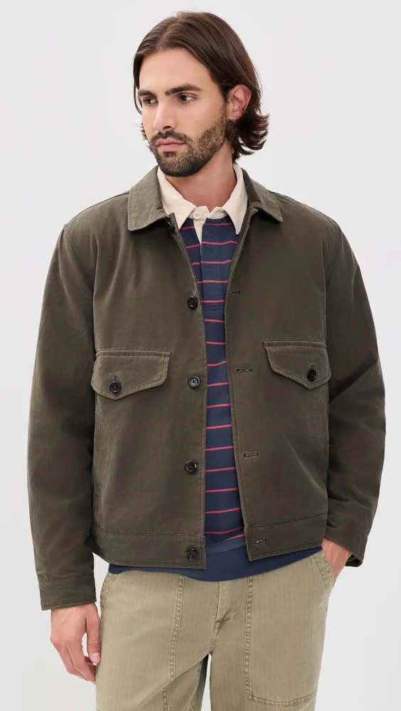 Waxed Trucker Jacket