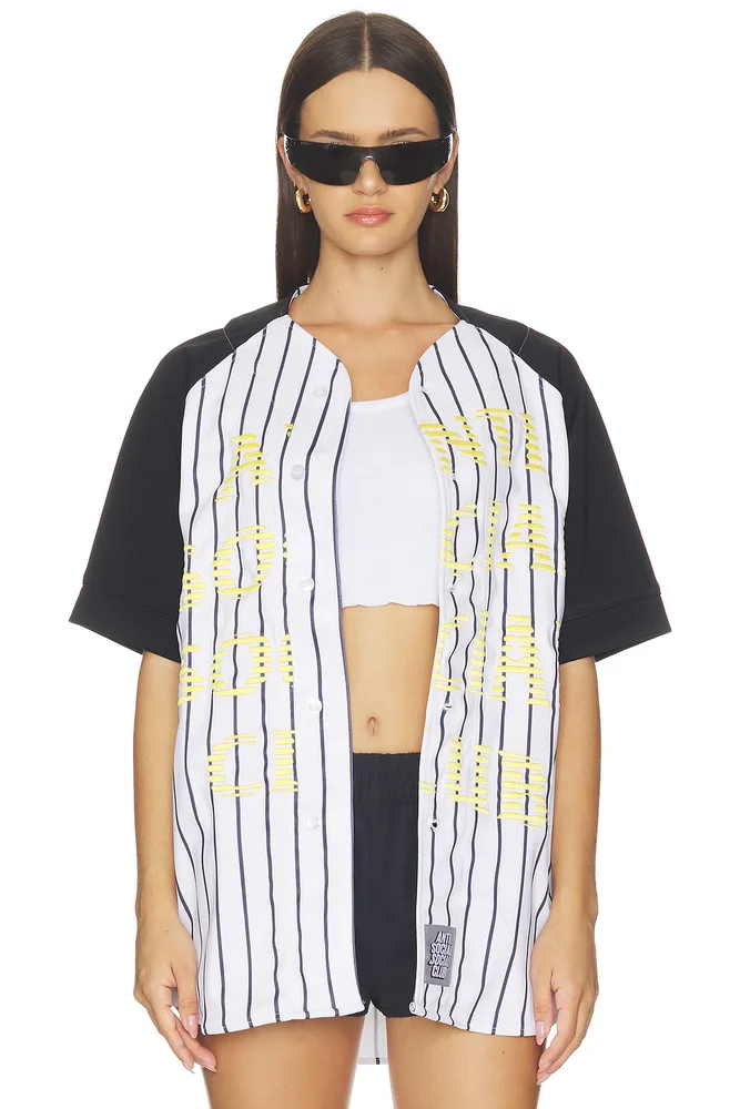 Pinstriped Baseball Jersey