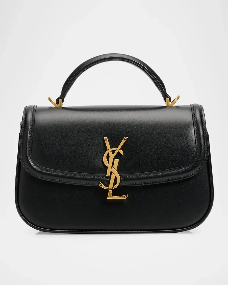 Solferino Mini YSL Leather Top-Handle Bag