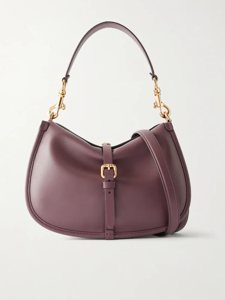 Pony medium leather crossbody bag