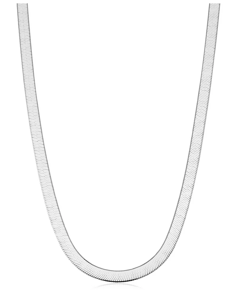 Sterling Silver Mirage Herringbone Necklace