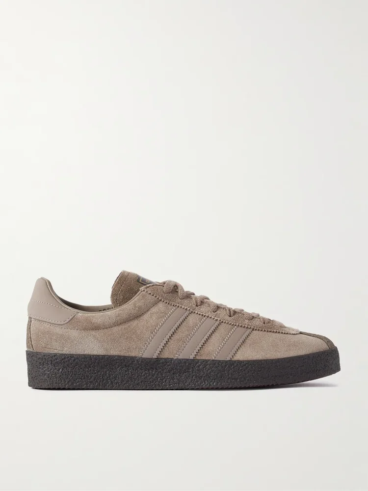 Topanga II Spezial Leather-Trimmed Brushed-Suede Sneakers