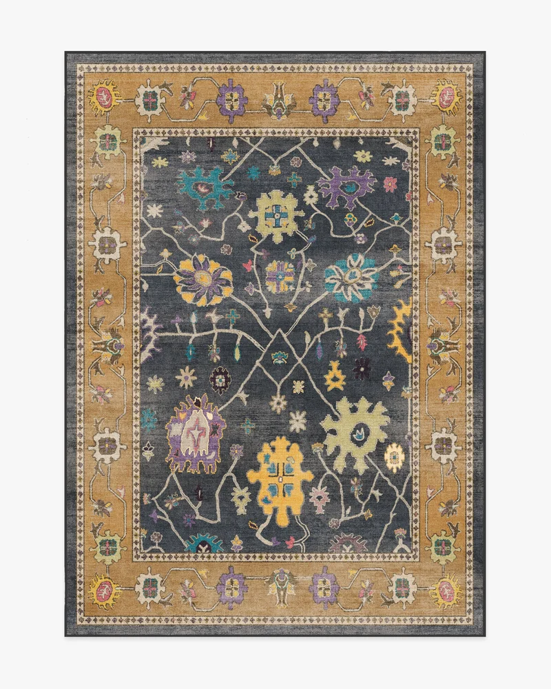 Jemima Vintage Ink Multicolour Flatwoven Rug
