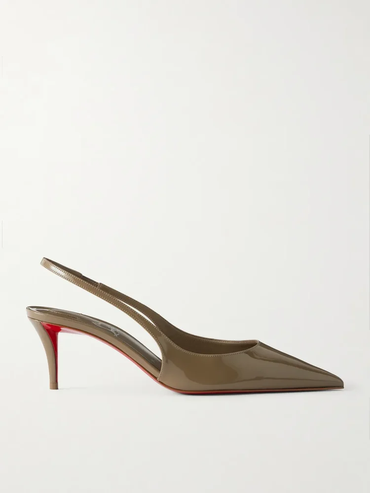 miss z 60 patent leather slingback pumps