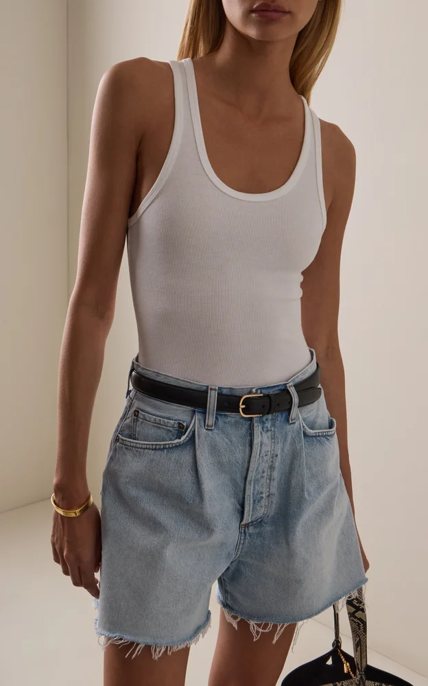 Maria Ribbed Tank Bodysuit