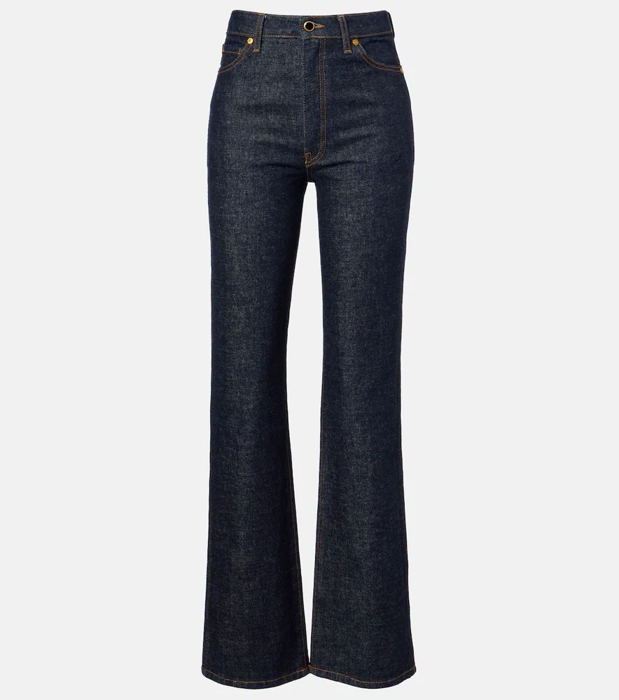 Danielle high-rise straight jeans
