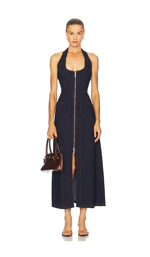 Martel Denim Midi Dress