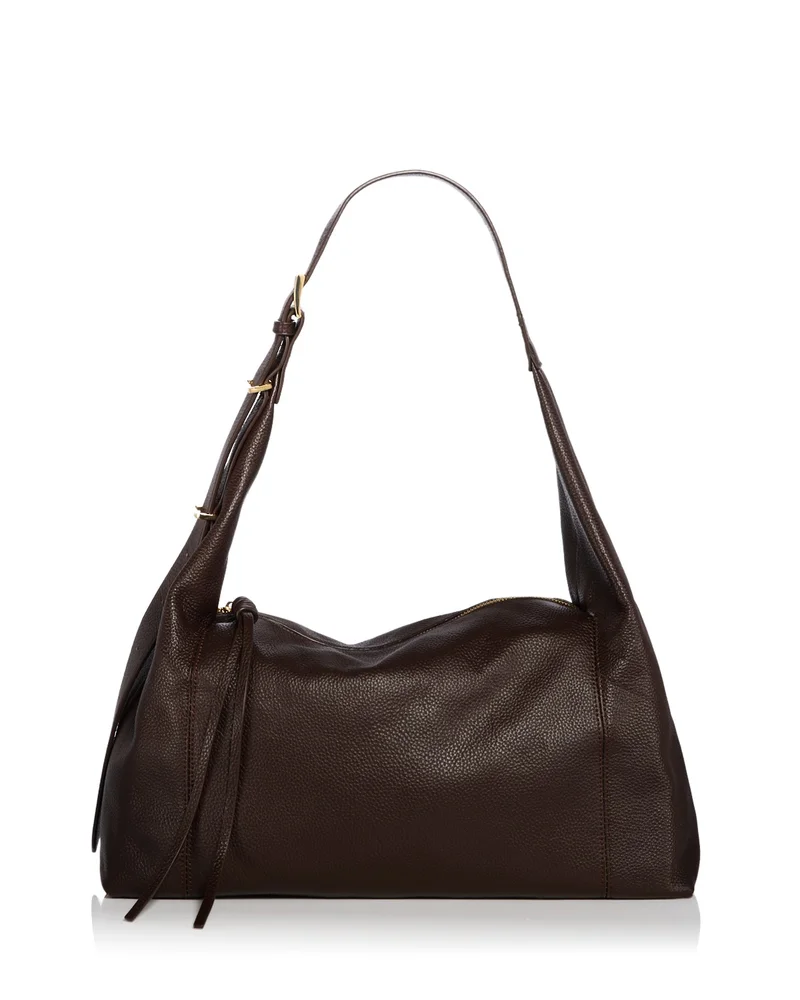 Large Leather Shoulder Bag - Exclusive