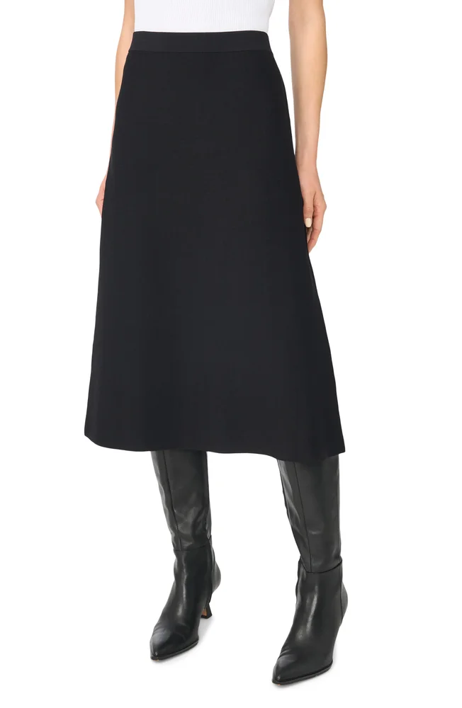 Sweater Knit Midi Skirt