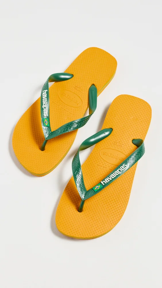 Brazil Logo Sandals