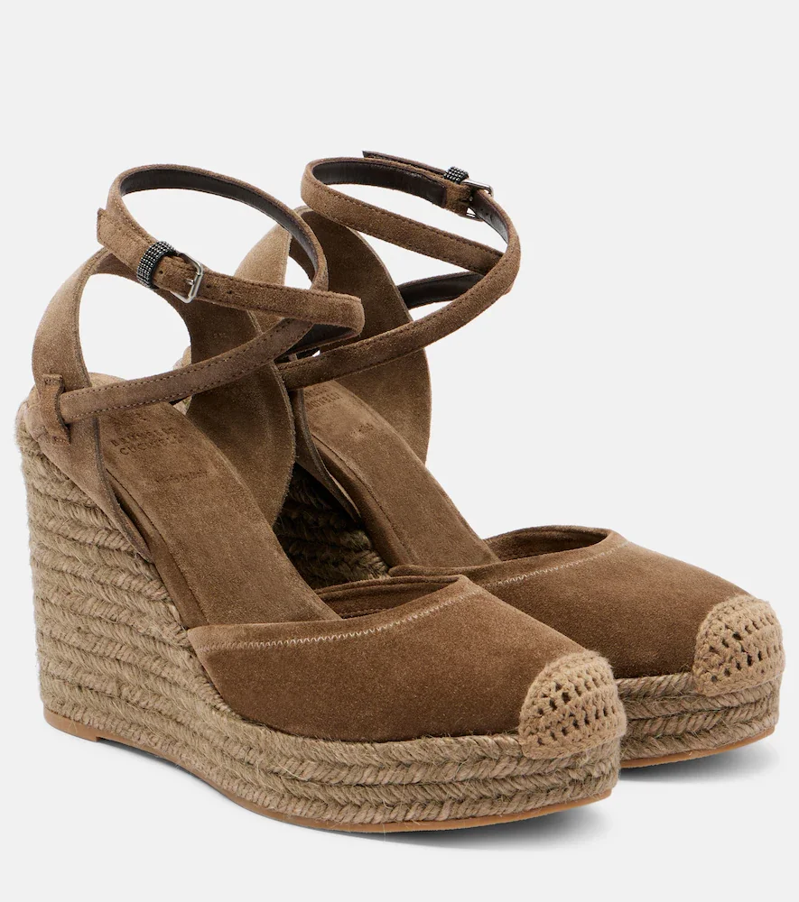Monili 80 suede espadrille wedges