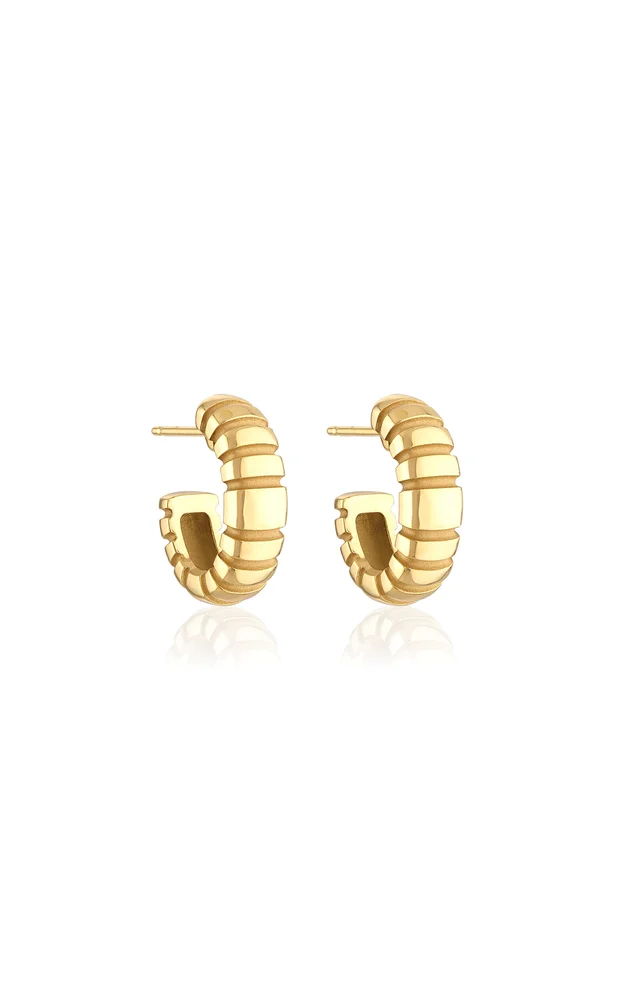Orla Small 18K Yellow Gold Earrings