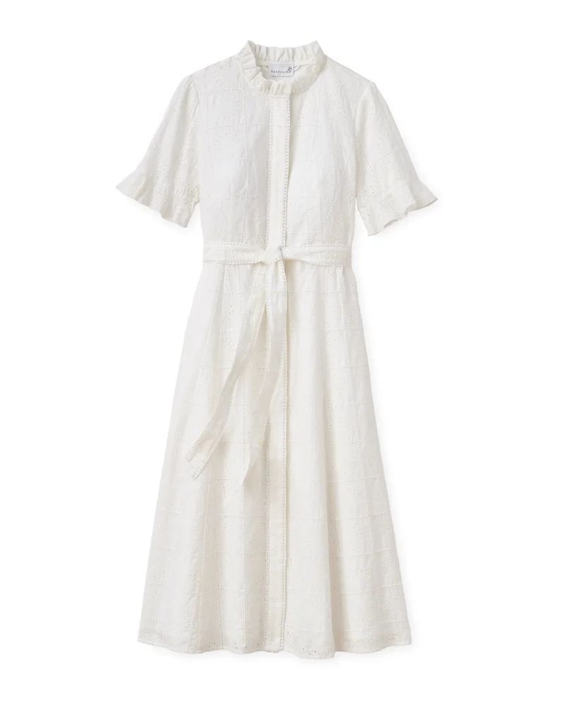 SU26 Aria Midi Dress-Soft White