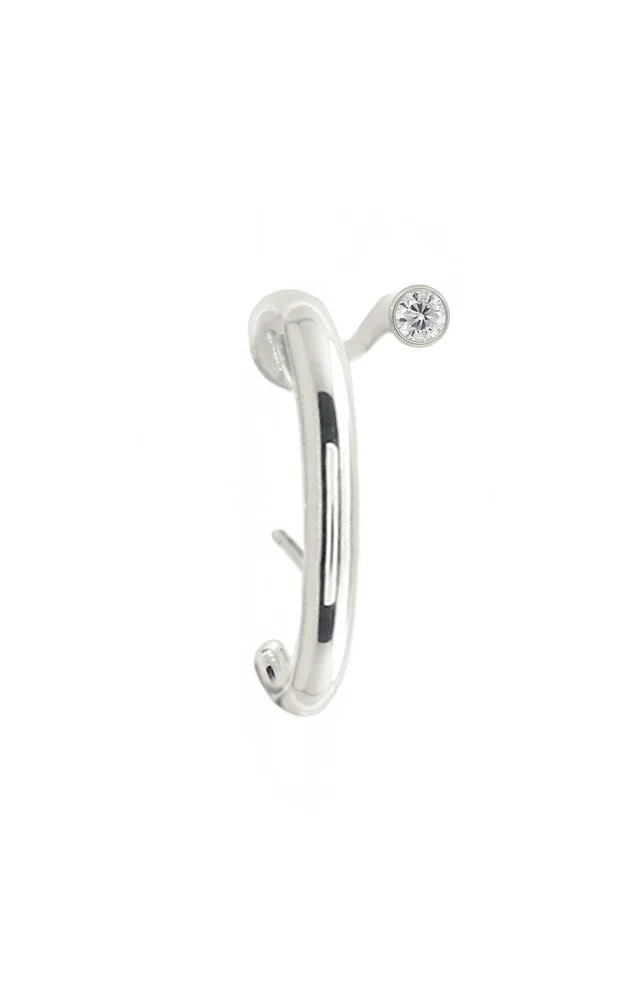 18K Gold Arena Diamond Single Earring