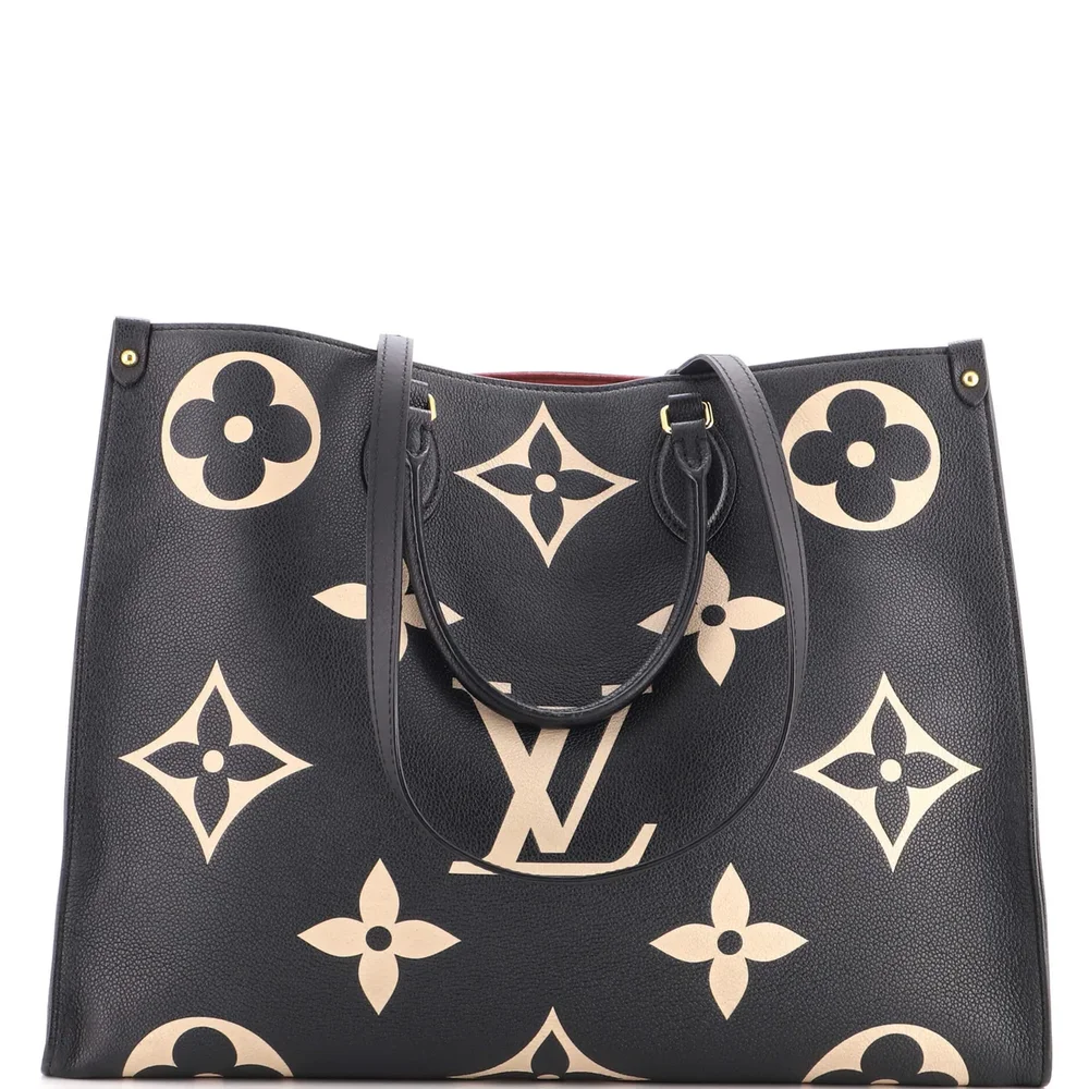 Louis Vuitton OnTheGo Tote Bicolor Monogram Empreinte Giant GM