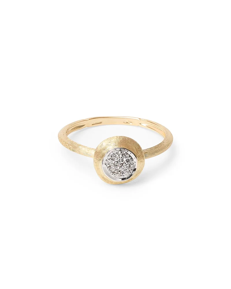 18K White & Yellow Gold Jaipur Gold Diamond Stackable Ring