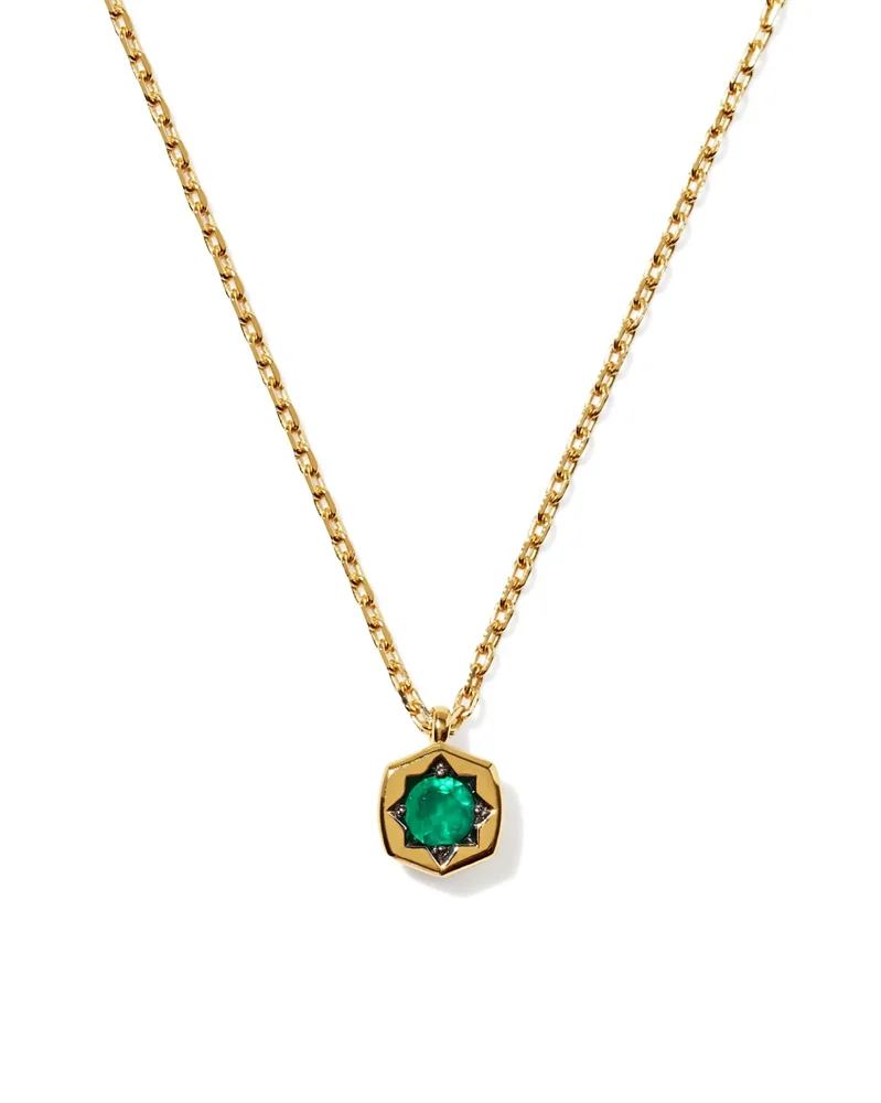 Davie Star 18k Gold Vermeil Short Pendant Necklace