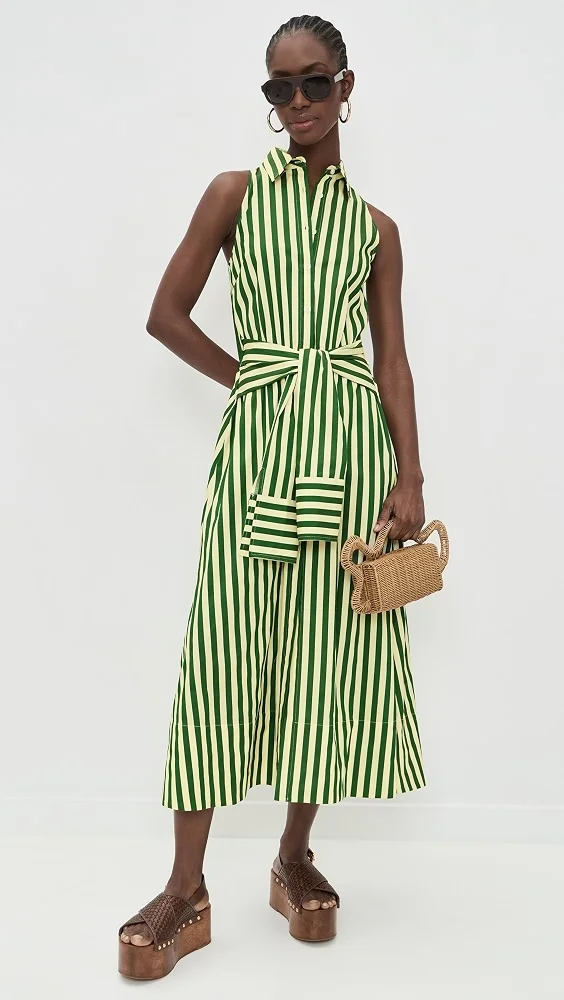 Inna Sleeveless Poplin Dress