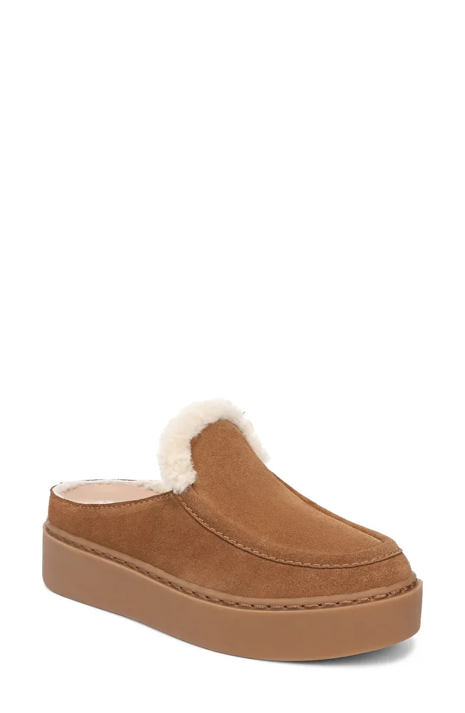Favorite Daughter Sunny Genuine Shearling Lined Platform Clog