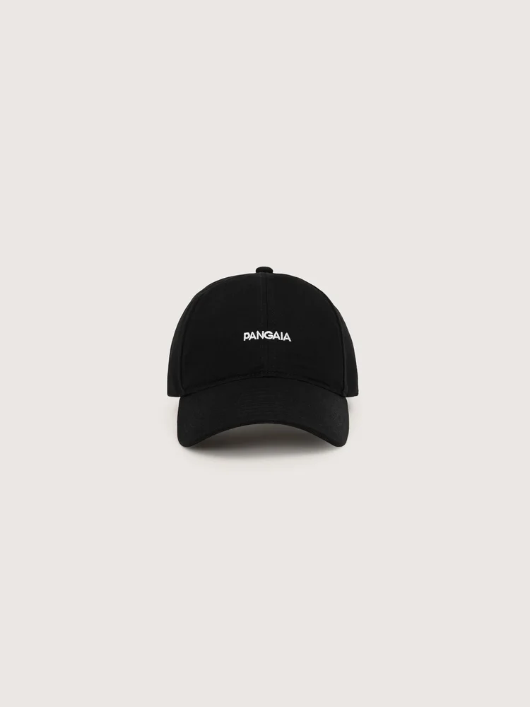 Organic Cotton Cap Pangaia Logo-Black