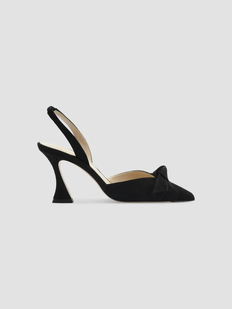 Clarita 85MM Suede Slingback Pumps