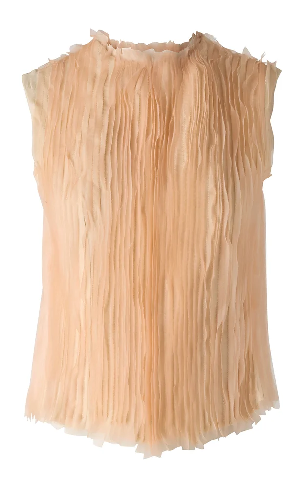 Exclusive Brushstroke Silk Tank Top