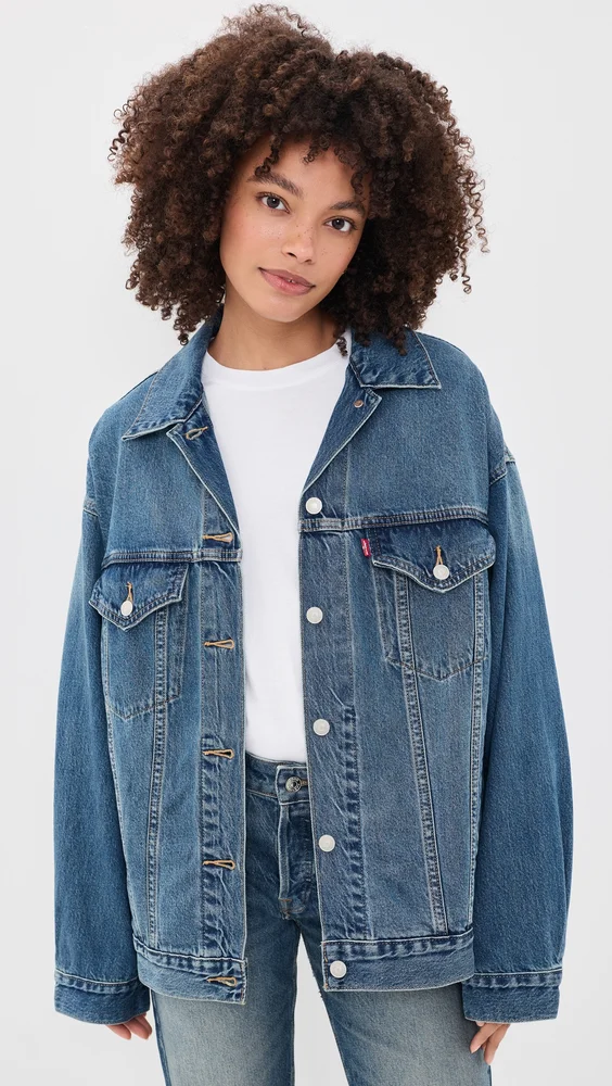 XL Women's Denim Trucker Jacket